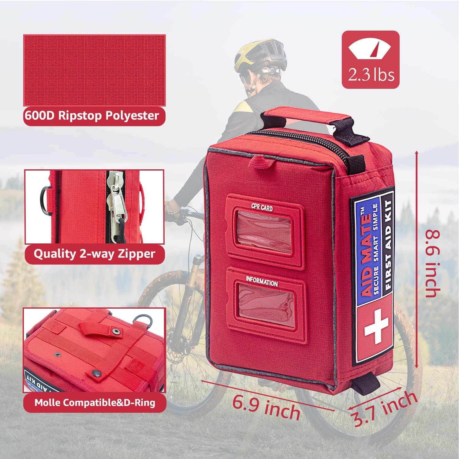 Kit de primeros auxilios Pro 166 piezas - Imagen 7