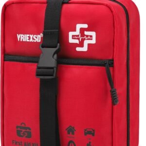 Kit de primeros auxilios para el hogar, Kit de primeros auxilios para oficina, Kit de primeros auxilios automóvil, al aire libre, senderismo, viajes, campamento, bolsa de primeros auxilios médicos de supervivencia