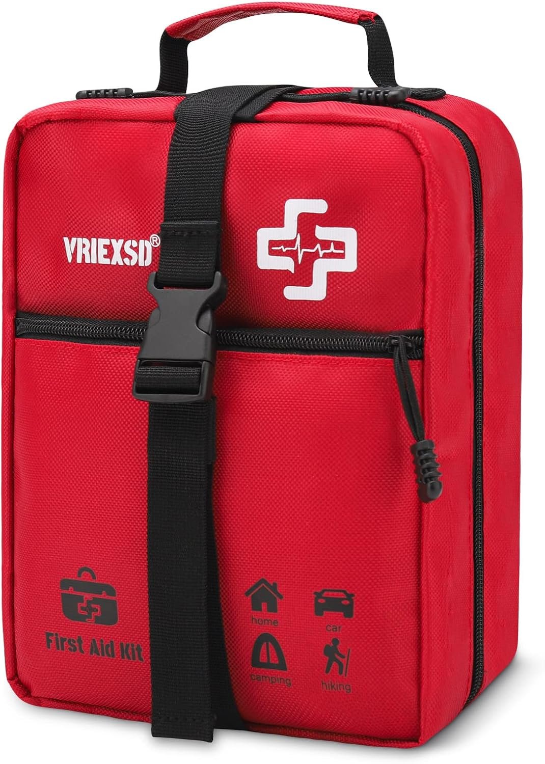 Kit de primeros auxilios para el hogar, Kit de primeros auxilios para oficina, Kit de primeros auxilios automóvil, al aire libre, senderismo, viajes, campamento, bolsa de primeros auxilios médicos de supervivencia