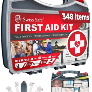 Swiss Safe Kit de primeros auxilios para automóvil