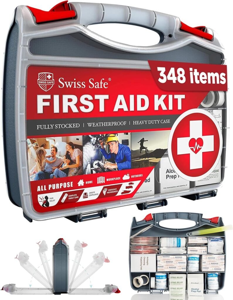 Swiss Safe Kit de primeros auxilios para automóvil