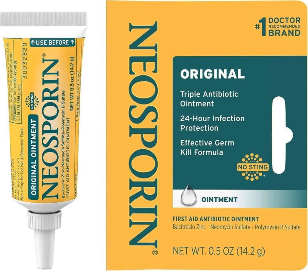 Neosporin para respuesto de botiquin de primeros auxilipo