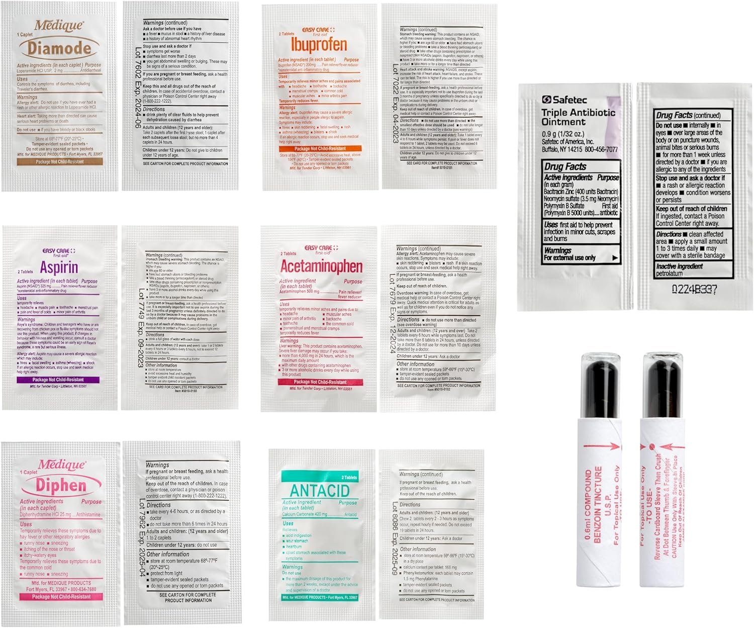 contenido del Adventure Medical Kits Mountain Series Backpacker