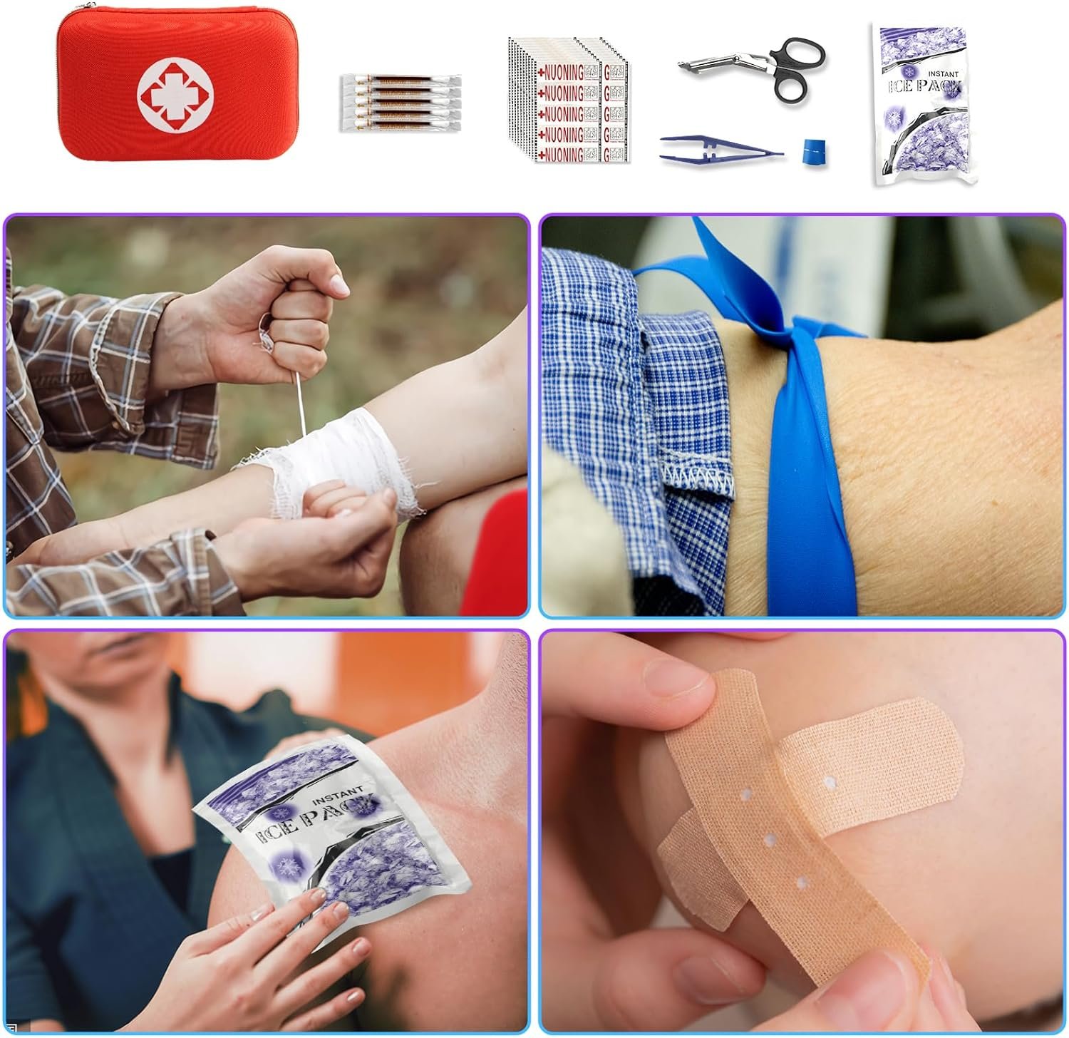 Como usar el kit de auxilios para viajes YIDERBO 275 piezas