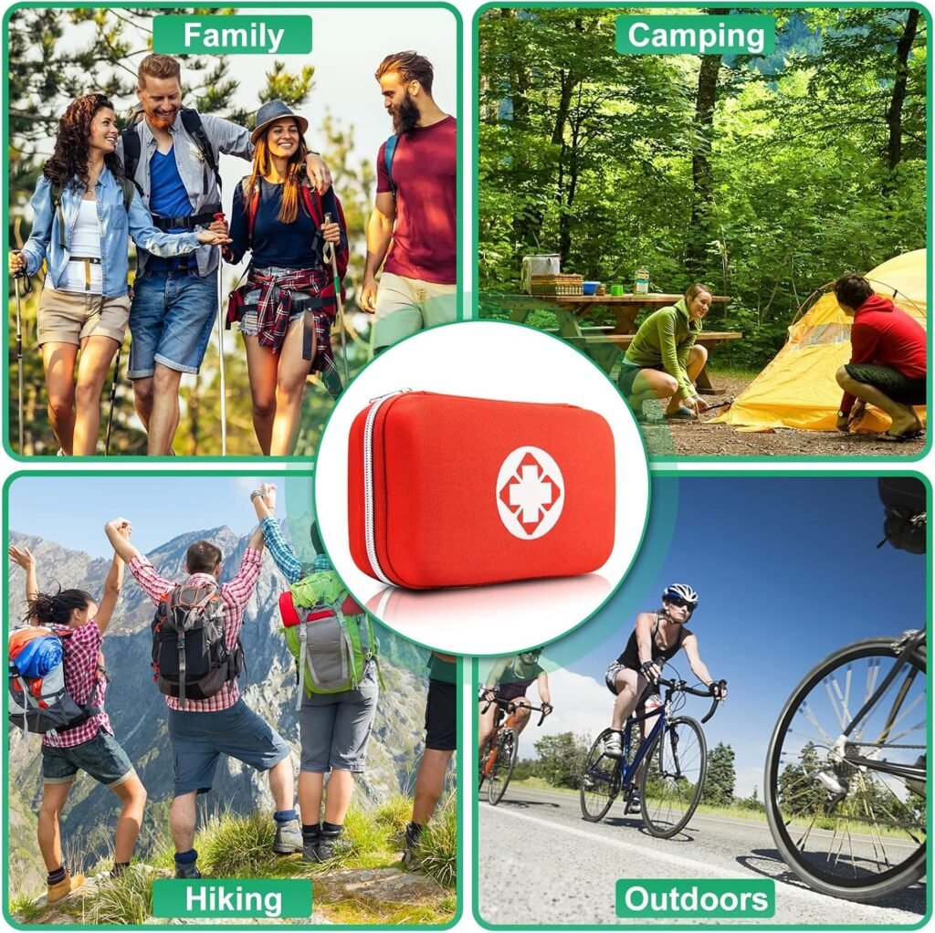 Usos recomendados del kit de auxilios para viajes YIDERBO 275 piezas